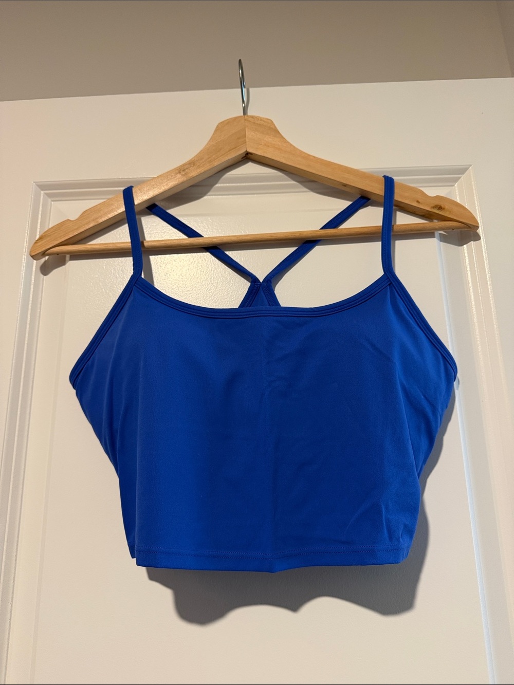 Comfrt strapy tank, size small, removable padding